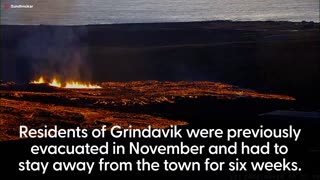 ***Iceland volcano erupts as Grindavik residents flee their homes***