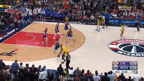 LeBron James forgets Kristaps Porzingis is 7'3 and gets dunked on
