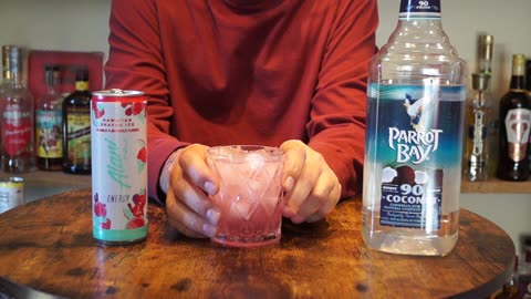 Parrot Bay 90 proof Coconut Rum & Alani Hawaiian Shaved Ice Energy Drink