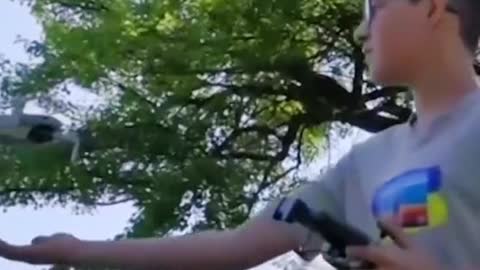 This teen helped the Ukrainian army using a drone