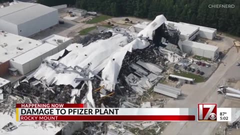 Pfizer Facility Gets Slammed By Huge Tornado