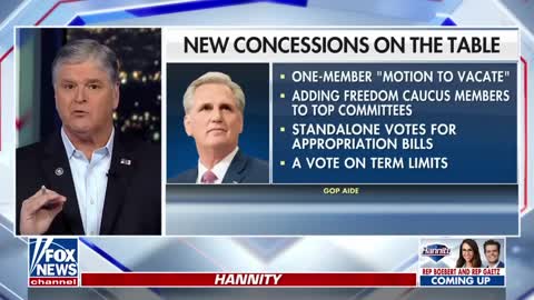 Hannity makes major announcement on McCarthy's speaker fight