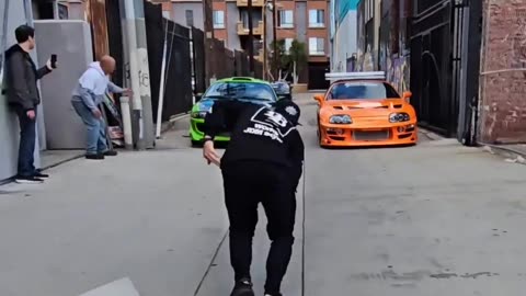 Epic Fast x alley race off who wins? #viral