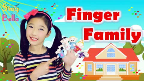 Finger Family Song with Lyrics and Actions | Sing-along | Kids Nursery Rhyme by Sing with Bella
