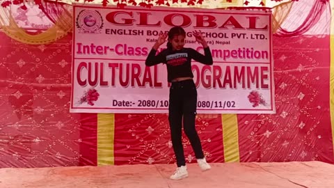 global english boarding school saraswati puja dance program on 2080 sahana khatun bara motisar 18