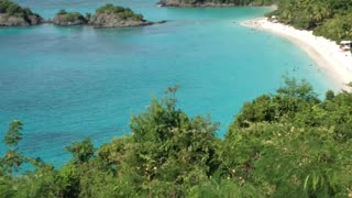 Beautiful beach in US, Virgin Islands