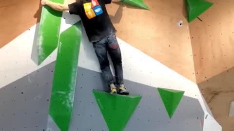 The largest rock pavilion in Asia has opened! There are not many competition routes to climb, and th