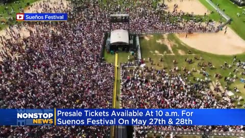 Presale tickets available at Tuesday for Suenos Festival