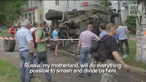 2014, Ukraine escalating to the war. Lies in media and damage