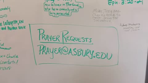 Prayer Requests! #asburyrevival #shorts