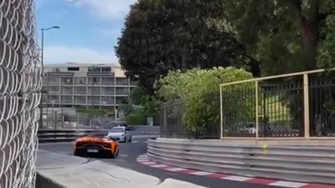 263# Lamborghini Aventador SVJ Roadster SOUND ON Supercars in Monaco