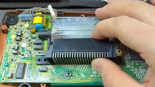 Opening a game gear