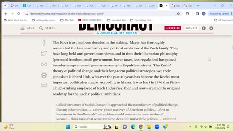 FOLLOW THE MONEY: KOCH IND. IN SPEAKER MIKE'S POCKET - ARE THEY PULLING HIS STRINGS? S2 EP1