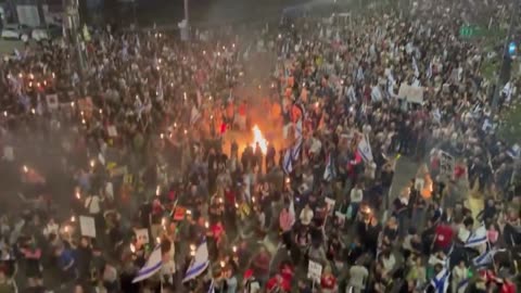 Large Scale protests break out in Israel