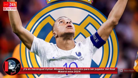 ¡Ya es merengue! Kylian Mbappé firma contrato para ser jugador del Real Madrid este 2024