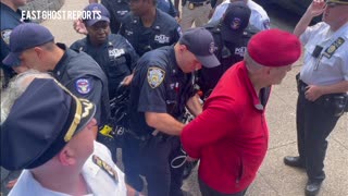 Illegal Immigrant Protest at NYC Mayor's Residence | Curtis Sliwa Arrested