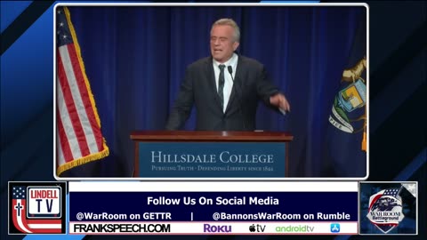 Robert Kennedy Jr: Wise, Knowing, Already a Leader: Speech Hillsdale College