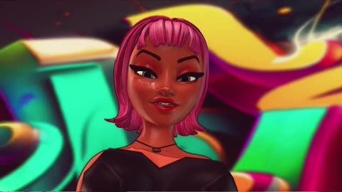 Beautiful Ai animation for the Flavanova Thick girl fashion lin