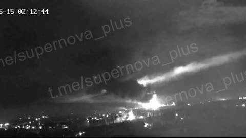 🚀🔥💥 Previously, video from Belbek airfield, Crimea. ATACMS attack at night!