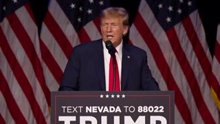 Donald Trump addresses Nevada voters after winning Republican caucuses