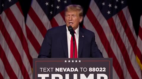 Donald Trump addresses Nevada voters after winning Republican caucuses