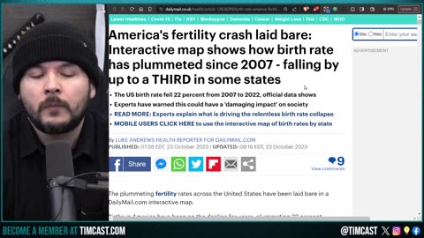 US Fertility Rate COLLAPSES Sparking PANIC, Economy Is IMPLODING, Conservatives Have MORE Babies