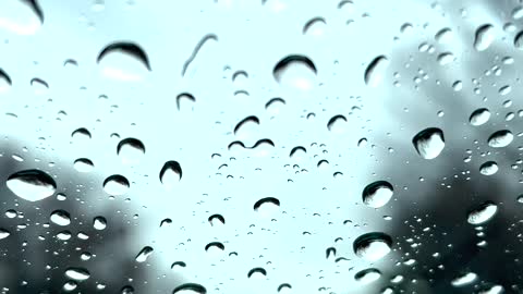 Relaxing Rain On Window Ambience 4K