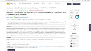More covid vaccines correlated with excess deaths