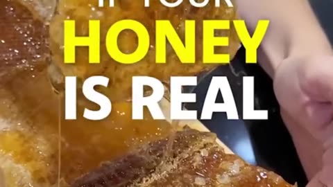 Is your Honey🍯REAL