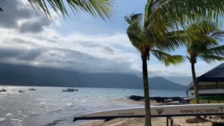 beach sea sand rest for two. relaxation