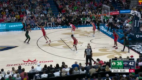 Brown Drains Tough Jumper! Celtics Keep Pace with Pelicans