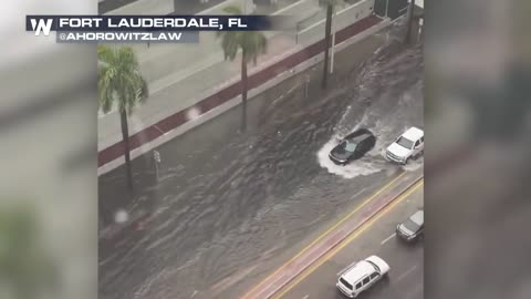 Flash Flood emergency in Fort Lauderdale led to road closures and Hollywood International Airport
