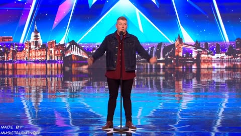 Simon HALTS Nervous Singer but then GOLDEN BUZZER "Happens"? ... Britain's Got Talent 2018