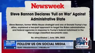 Steve Bannon Declares Total War Against The Deep State - 6/19/23