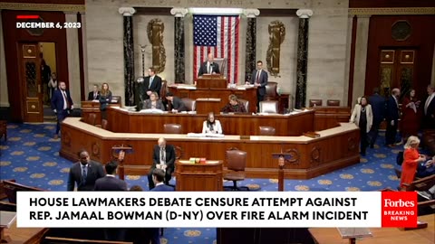 'A Felony, Plain And Simple'- GOP Lawmaker Promotes Censure Of Jamaal Bowman For Pulling Fire Alarm