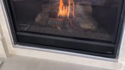 Gas fireplace