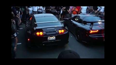 Mazda RX7 vs Toyota Supra Car Competition