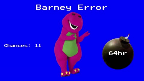 Woody get's a barney error