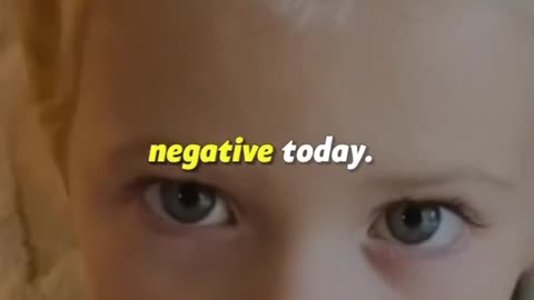 I can't do negative today, positive vibes!