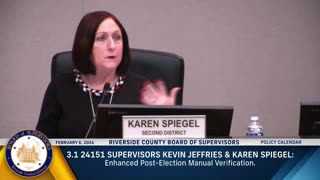 Riverside Citizens Once Again Address the Board on Election Fraud FEB 6, 2024.