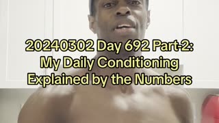 20240302 Day 692 Part-2 - A Conditioning Deep Dive