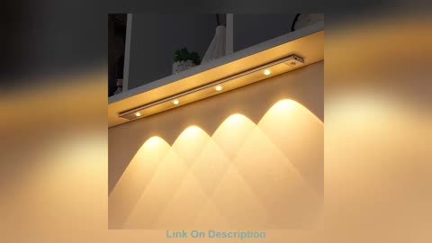 Deal 20 30 40CM Ultra thin LED Cabinet Light PIR Motion Sens