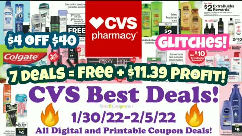 CVS Couponing 1/30/22-2/5/22