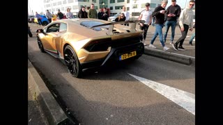 Lamborghini Huracan Performante GOLD Car Rally Supercars,