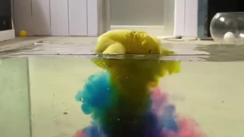 MELTING COTTON CANDY IN WATER