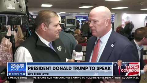 Matt Whitaker on J6 at President Trump's Newton, Iowa remarks