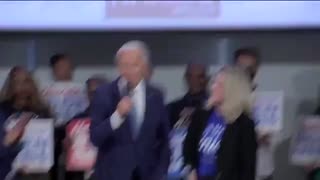 Biden Randomly Grabs the Mic and Starts Rambling About DEI