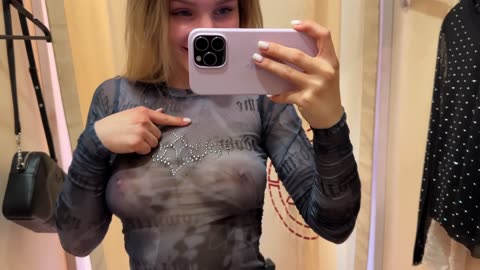 Transparent Try On Haul _ See-Through Clothes with Stacy