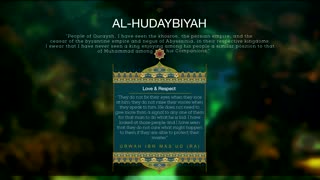 The Sahaba's Love And Respect For Rasulullah صل الله عليه وسلم - Imam Anwar Al-Awlaki