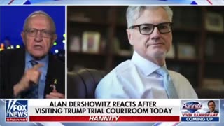 Wow Alan Dershowitz reacts after visiting Trump trial and he can’t believe it